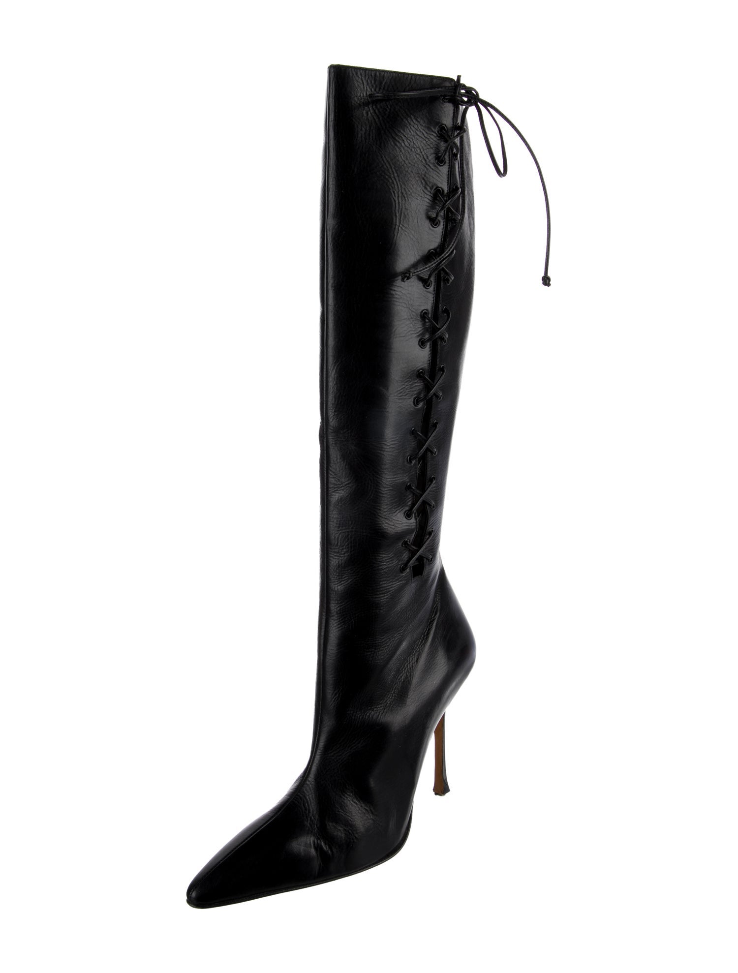 Manolo Blahnik Leather Boots