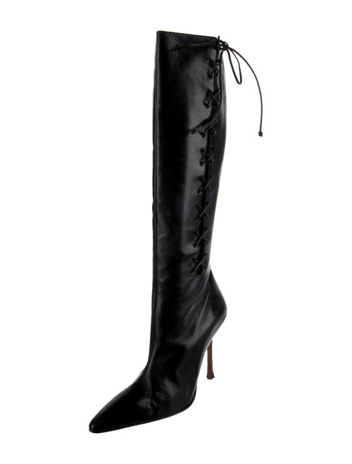 Manolo Blahnik Leather Boots