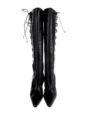 Manolo Blahnik Leather Boots