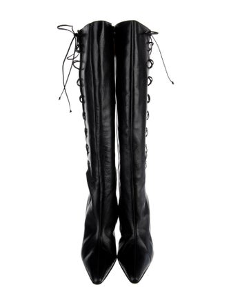 Manolo Blahnik Leather Boots