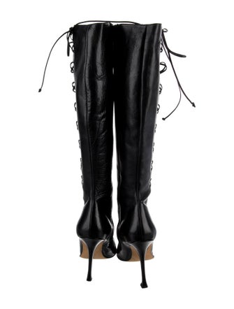 Manolo Blahnik Leather Boots