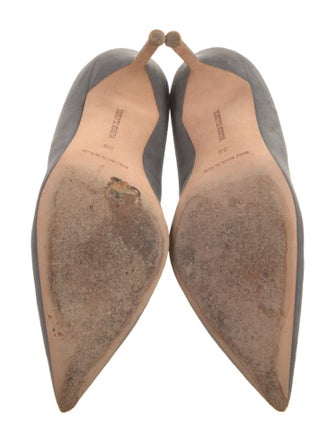 Manolo Blahnik Suede Pumps