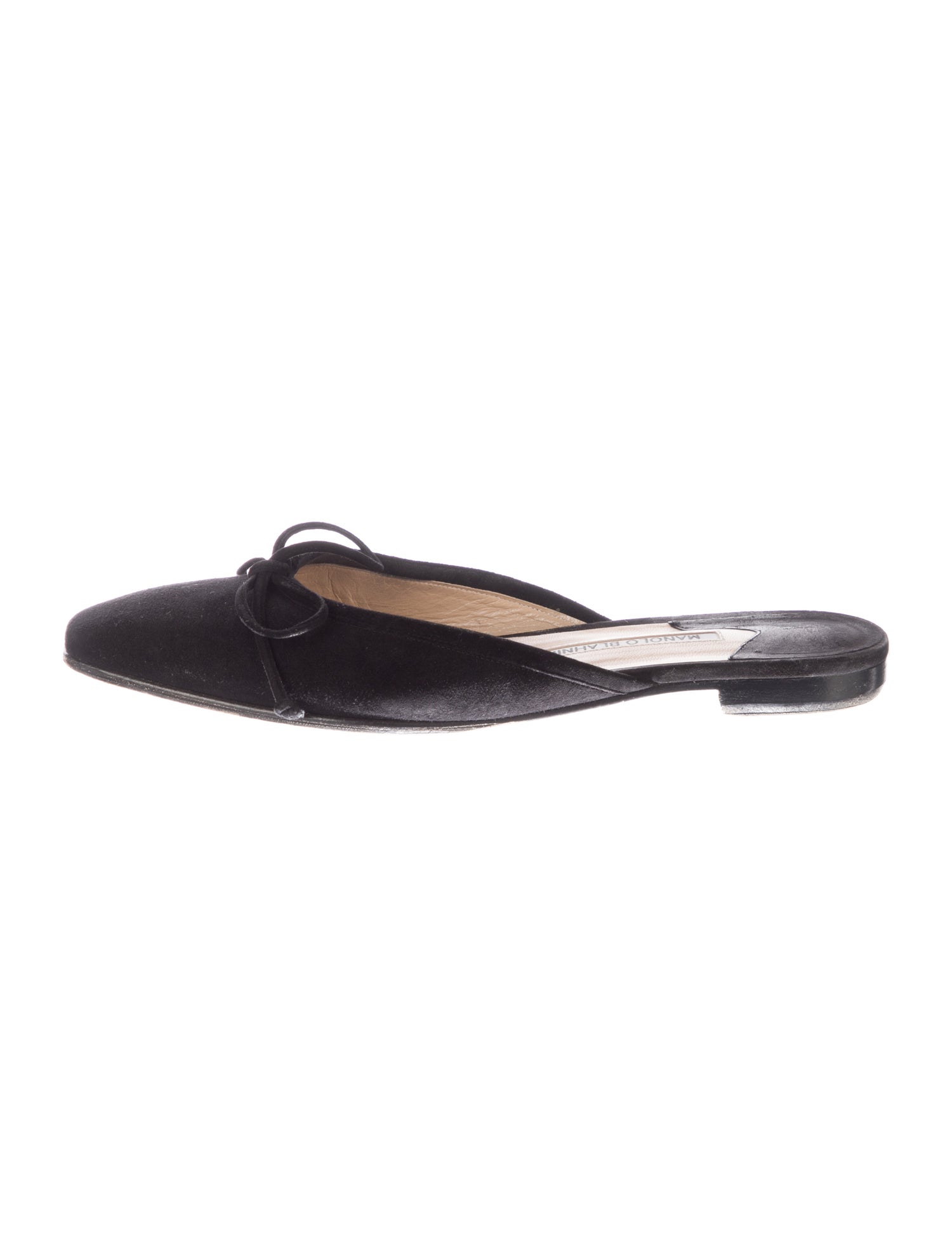Manolo Blahnik Suede Mules