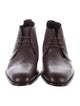 Manolo Blahnik Leather Oxfords