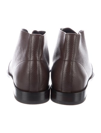 Manolo Blahnik Leather Oxfords