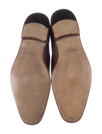 Manolo Blahnik Leather Oxfords