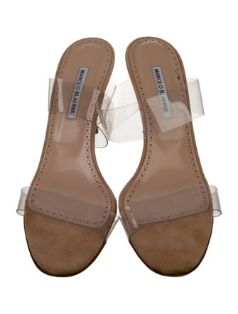 Manolo Blahnik PVC Slides