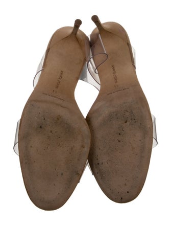 Manolo Blahnik PVC Slides