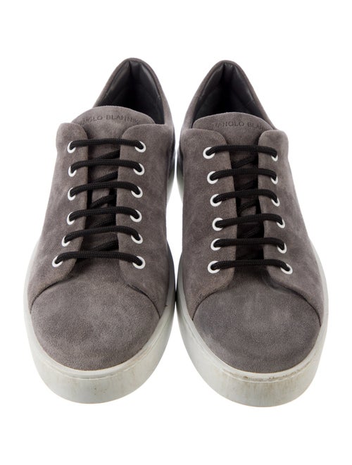 Manolo Blahnik Suede Sneakers