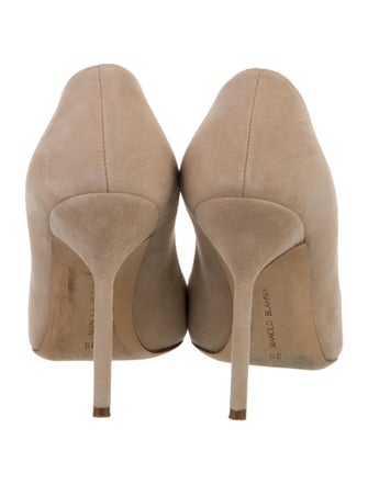Manolo Blahnik Suede Pumps