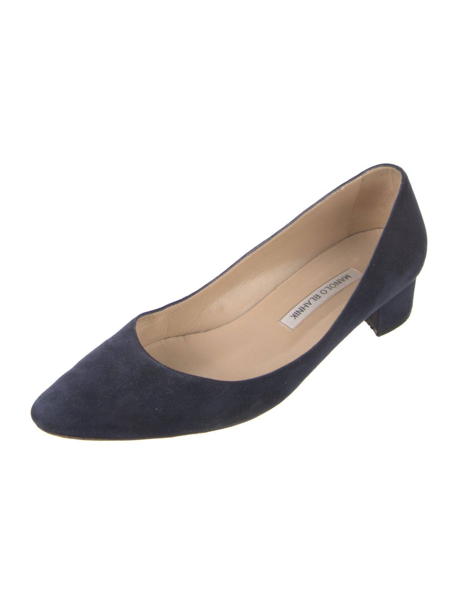 Manolo Blahnik Suede Pumps