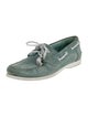 Manolo Blahnik Suede Boat Shoes