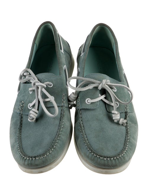 Manolo Blahnik Suede Boat Shoes