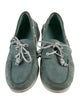 Manolo Blahnik Suede Boat Shoes