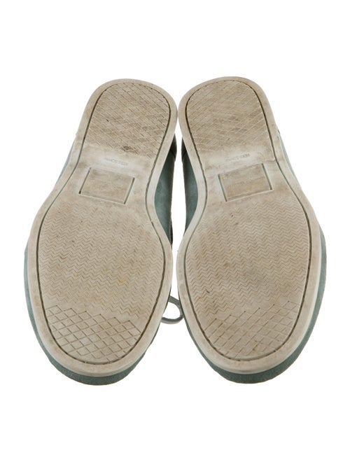 Manolo Blahnik Suede Boat Shoes