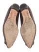 Manolo Blahnik Satin Crystal Embellishments Flats