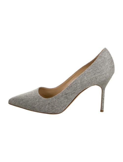 Manolo Blahnik Wool Pumps