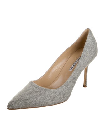 Manolo Blahnik Wool Pumps