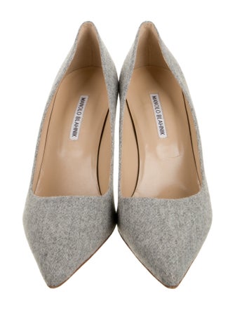 Manolo Blahnik Wool Pumps
