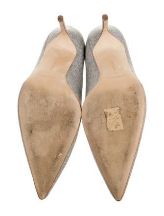 Manolo Blahnik Wool Pumps