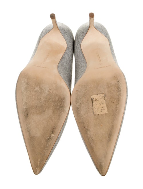 Manolo Blahnik Wool Pumps