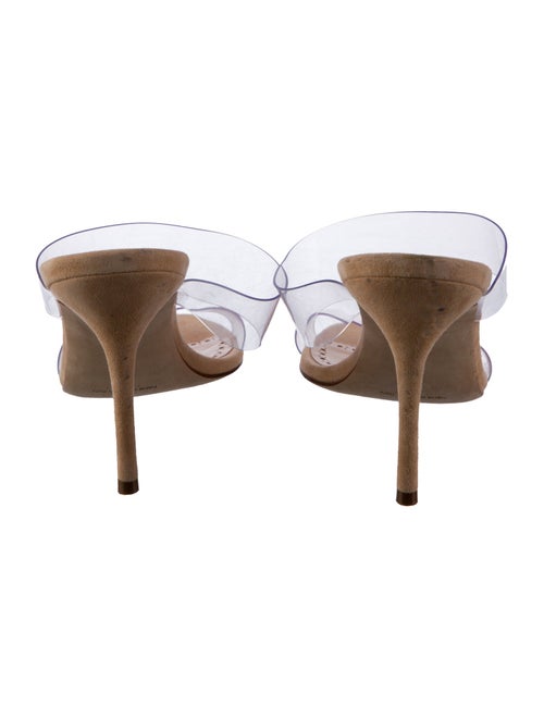 Manolo Blahnik Suede Slides