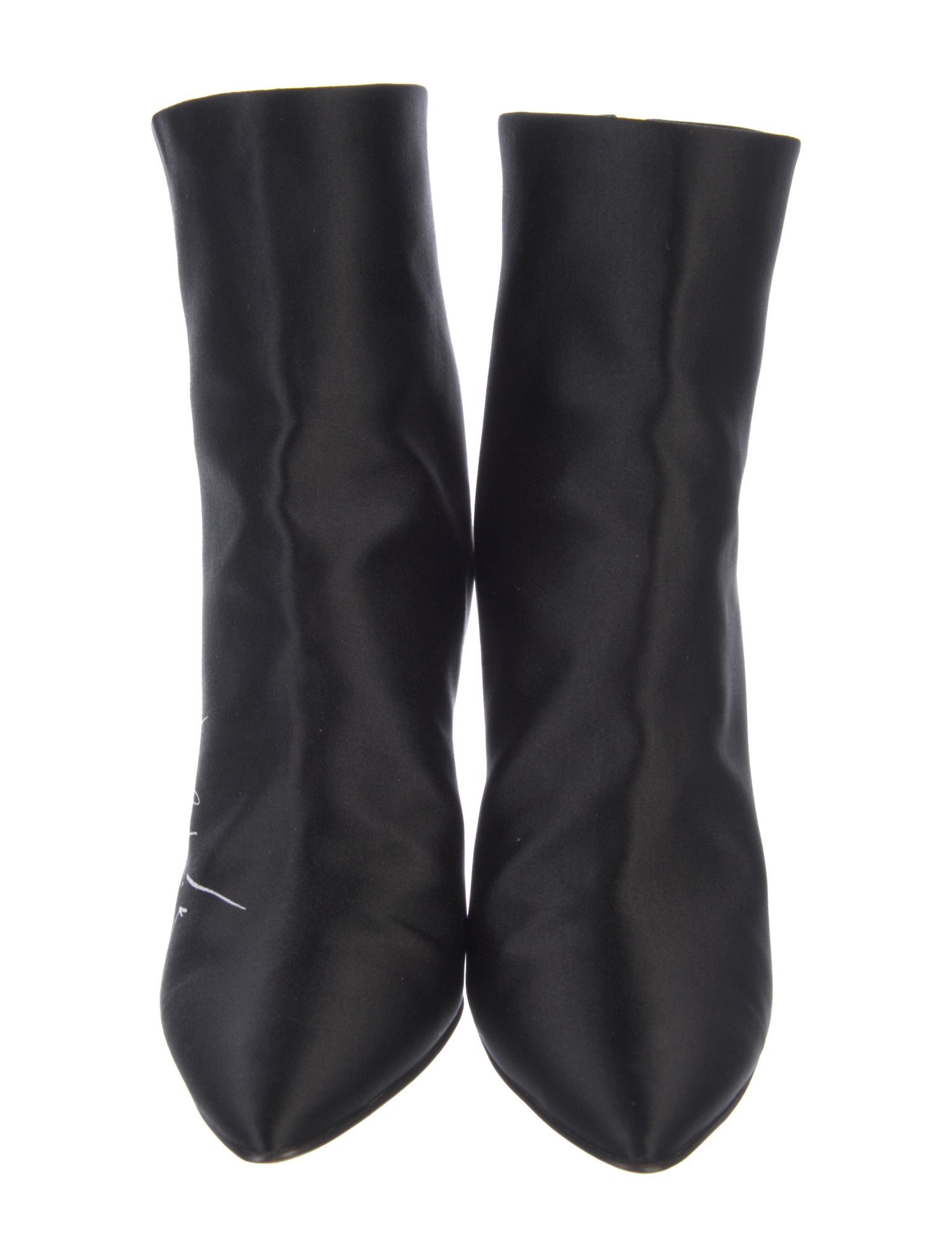 Manolo Blahnik Satin Boots