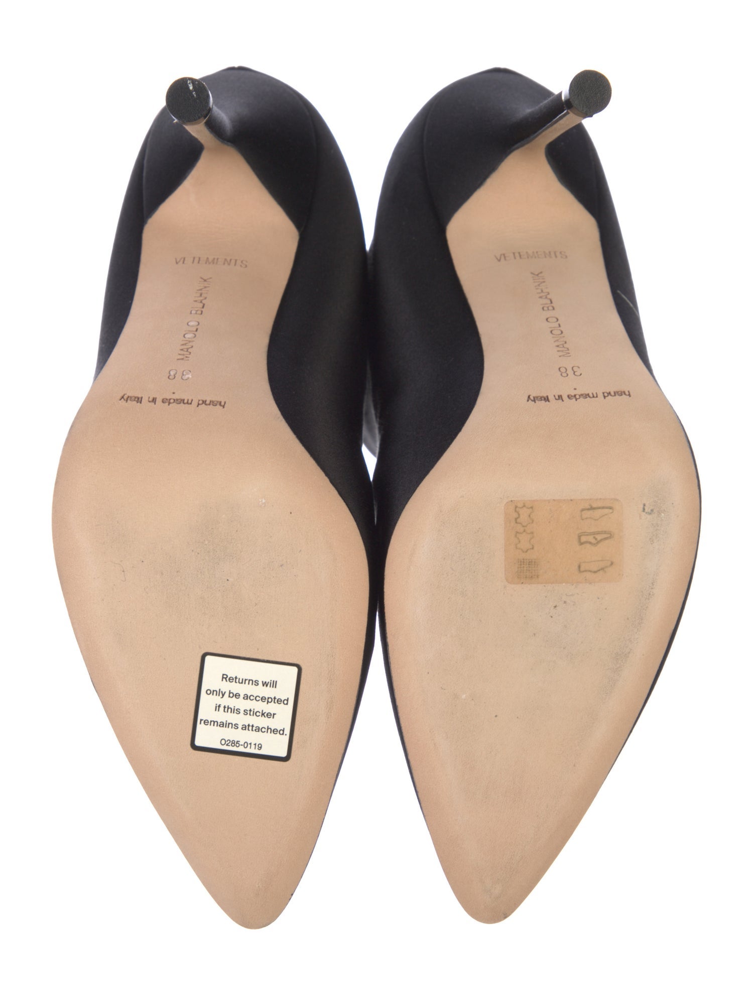 Manolo Blahnik Satin Boots