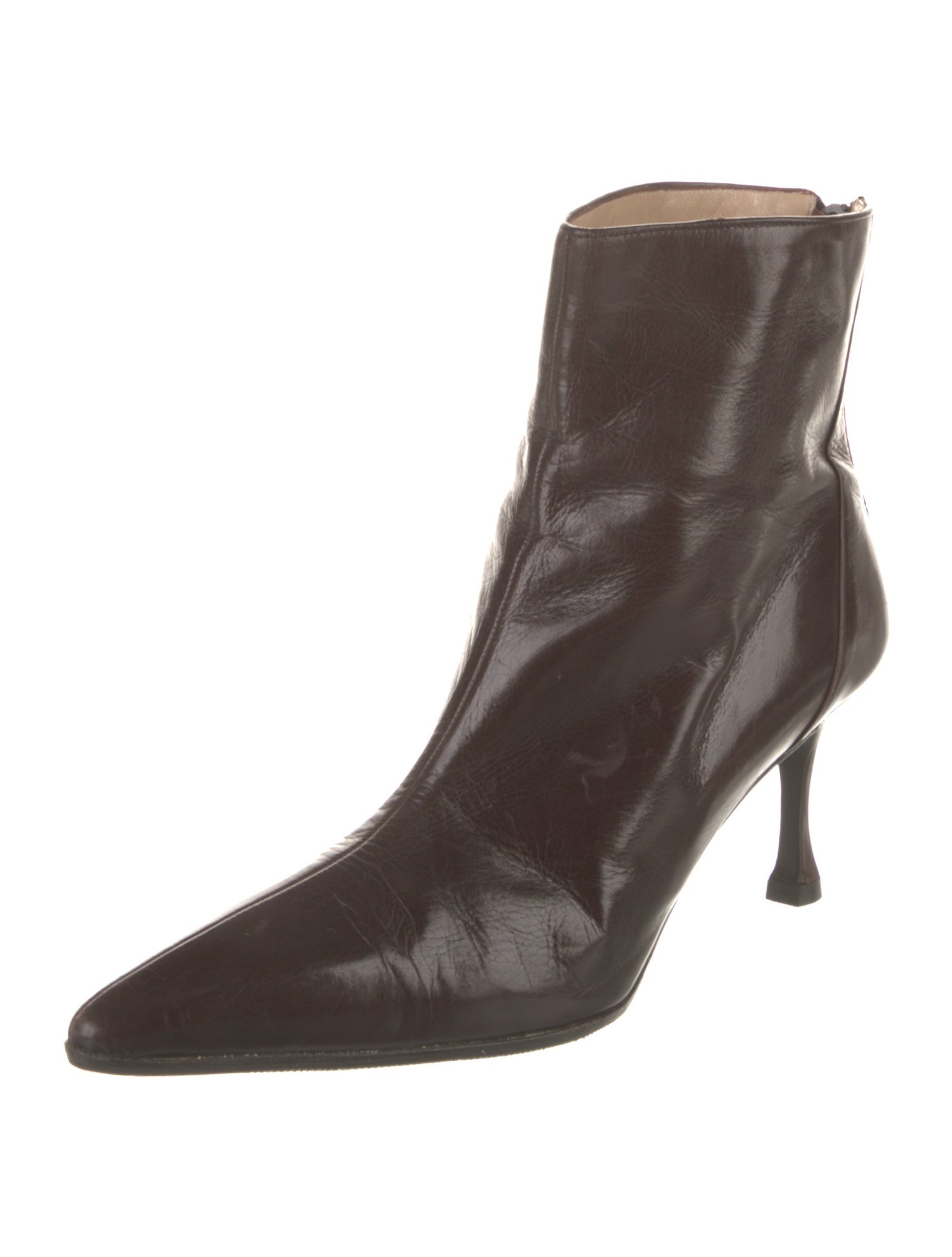 Manolo Blahnik Leather Boots