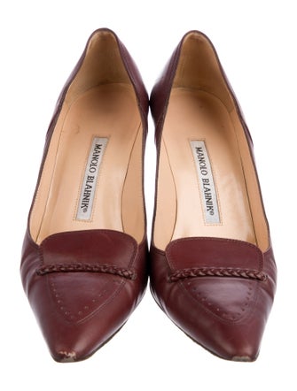 Manolo Blahnik Leather Pumps