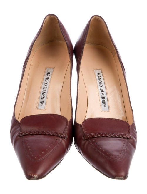 Manolo Blahnik Leather Pumps