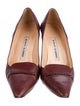 Manolo Blahnik Leather Pumps