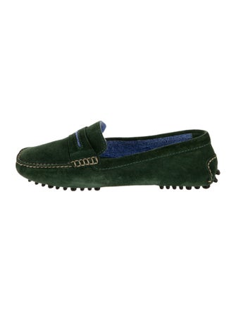 Manolo Blahnik Suede Loafers