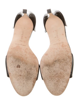 Manolo Blahnik Patent Leather D'Orsay Pumps