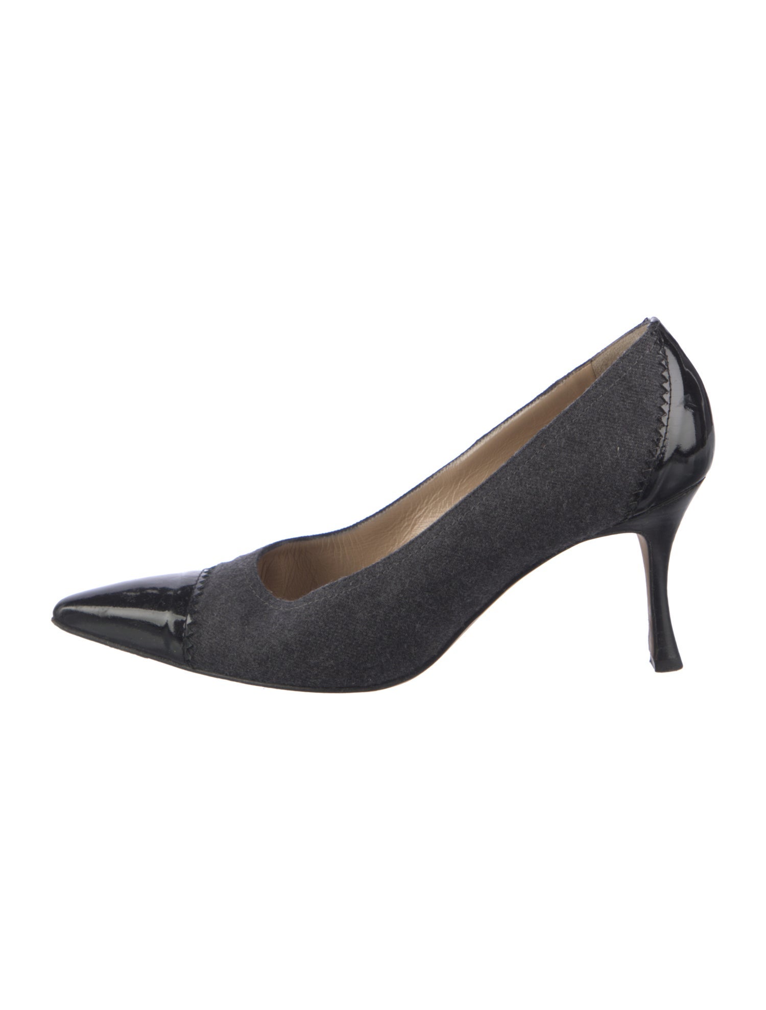 Manolo Blahnik Wool Pumps