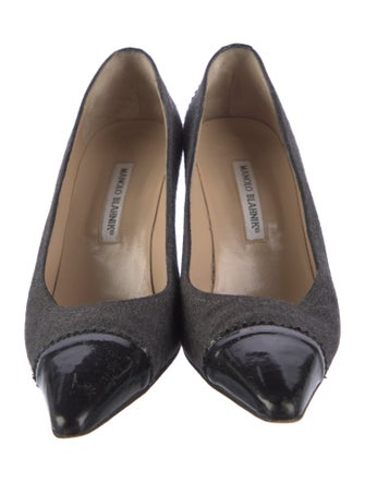Manolo Blahnik Wool Pumps