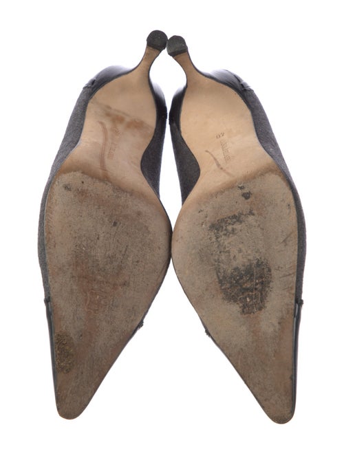 Manolo Blahnik Wool Pumps
