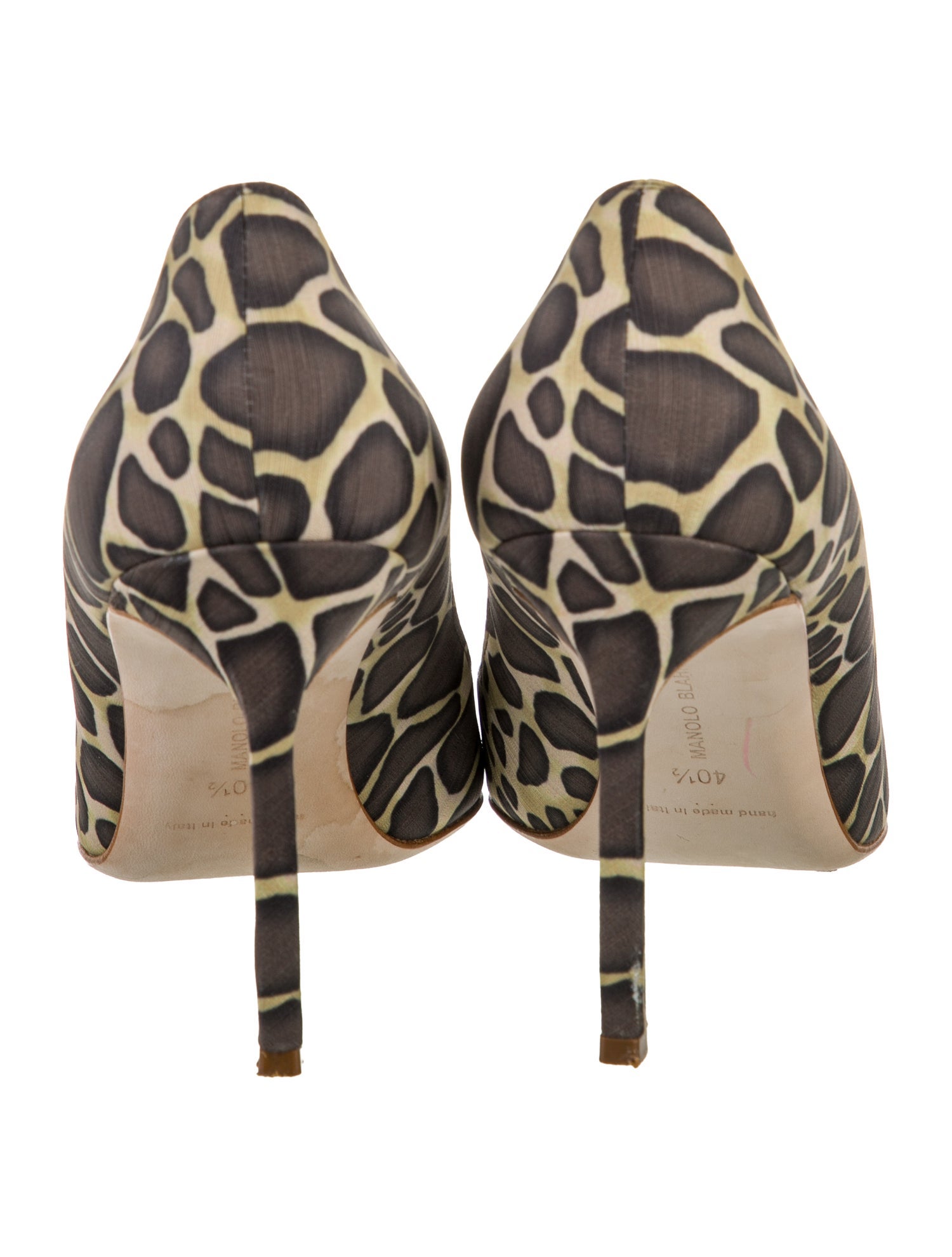Manolo Blahnik Printed Pumps