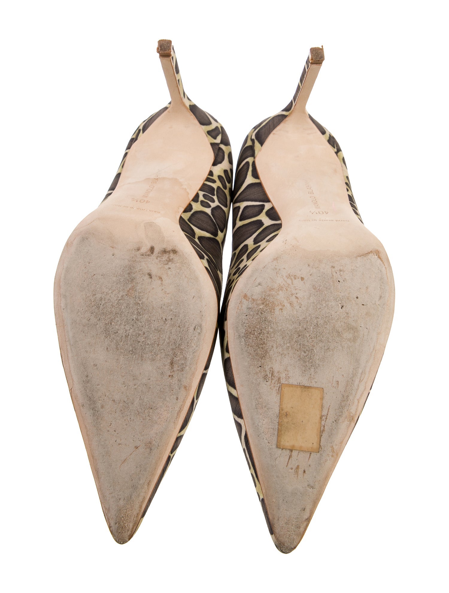 Manolo Blahnik Printed Pumps