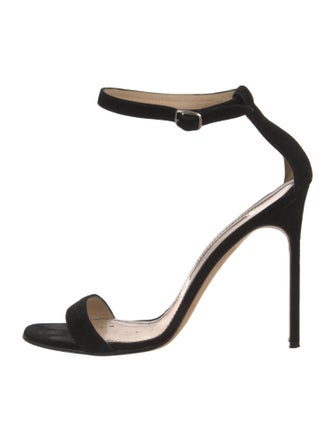 Manolo Blahnik Suede Sandals