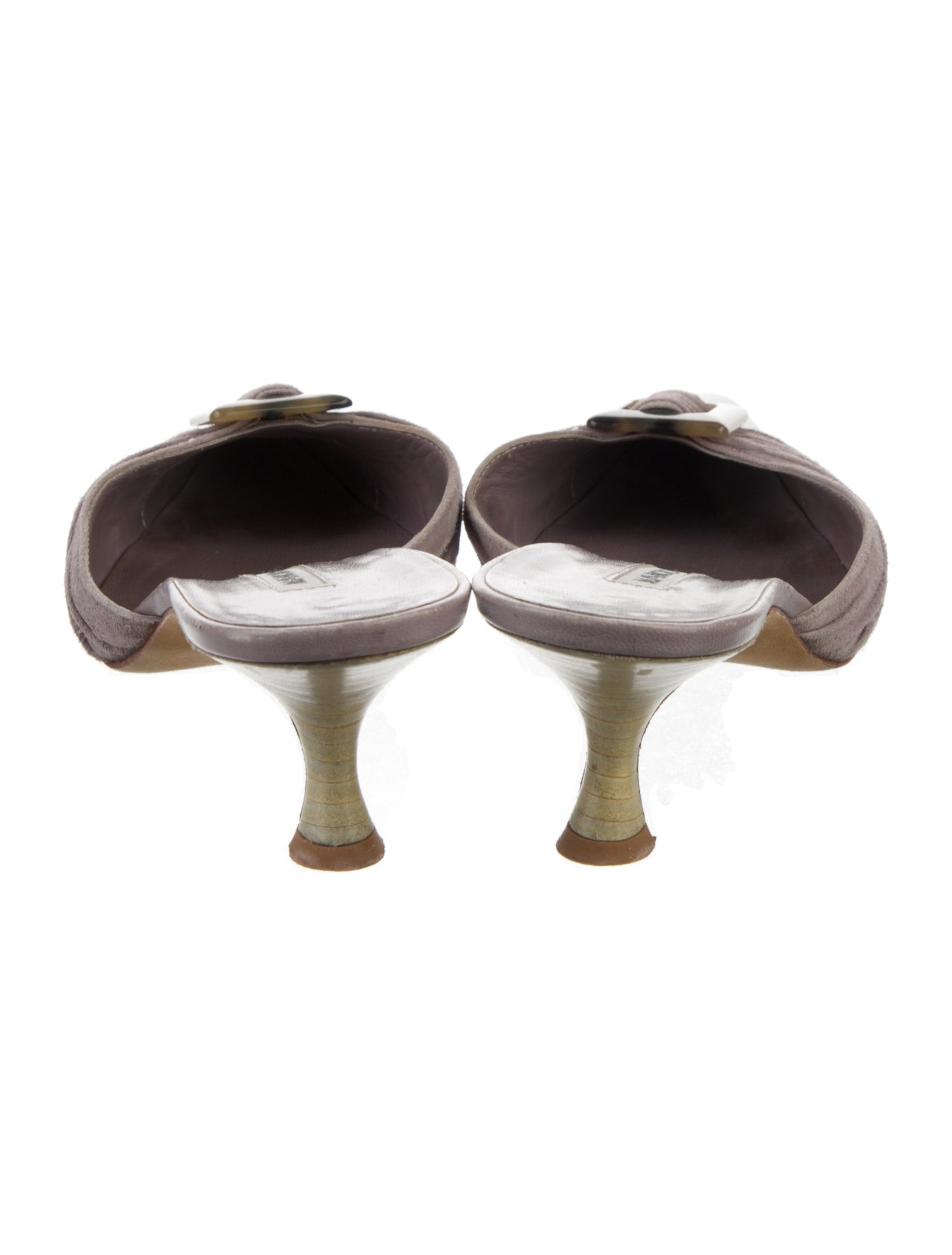 Manolo Blahnik Leather Mules