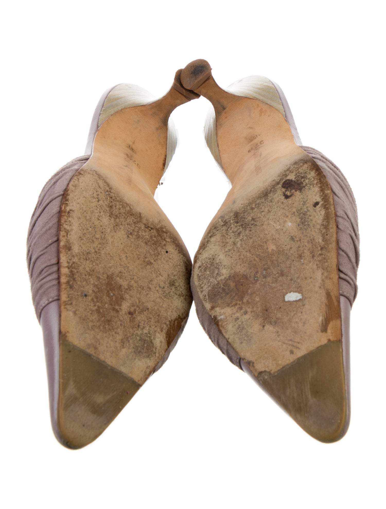 Manolo Blahnik Leather Mules