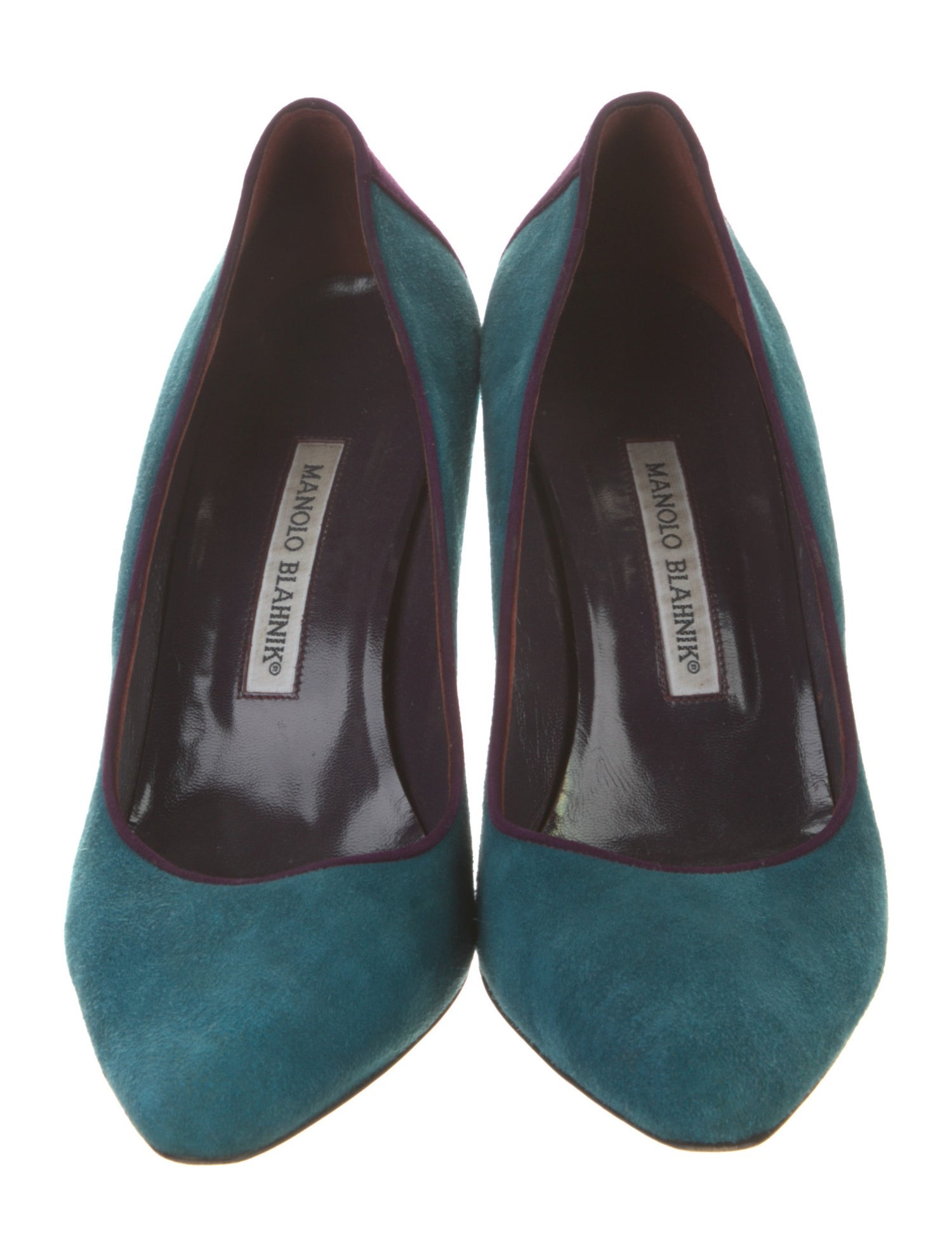 Manolo Blahnik Suede Pumps