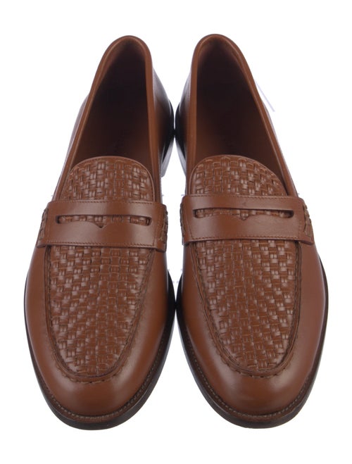 Manolo Blahnik Leather Dress Loafers