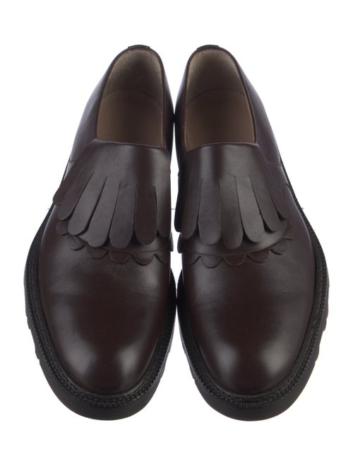 Manolo Blahnik Leather Dress Loafers