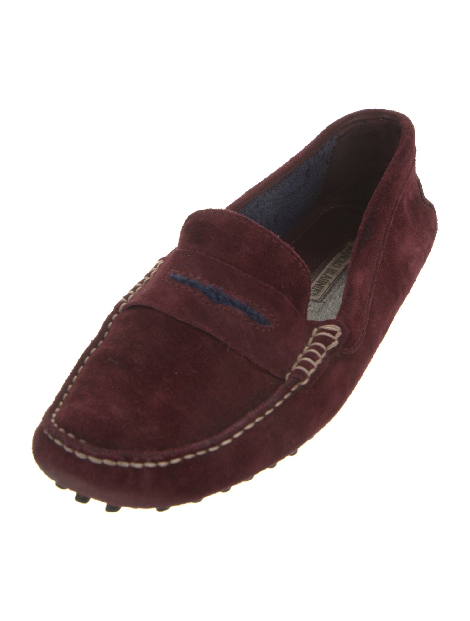 Manolo Blahnik Suede Loafers