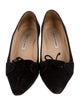 Manolo Blahnik Suede Bow Accents Pumps