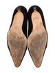 Manolo Blahnik Suede Bow Accents Pumps