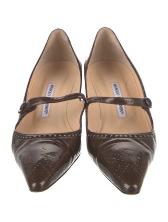 Manolo Blahnik Patent Leather Pumps