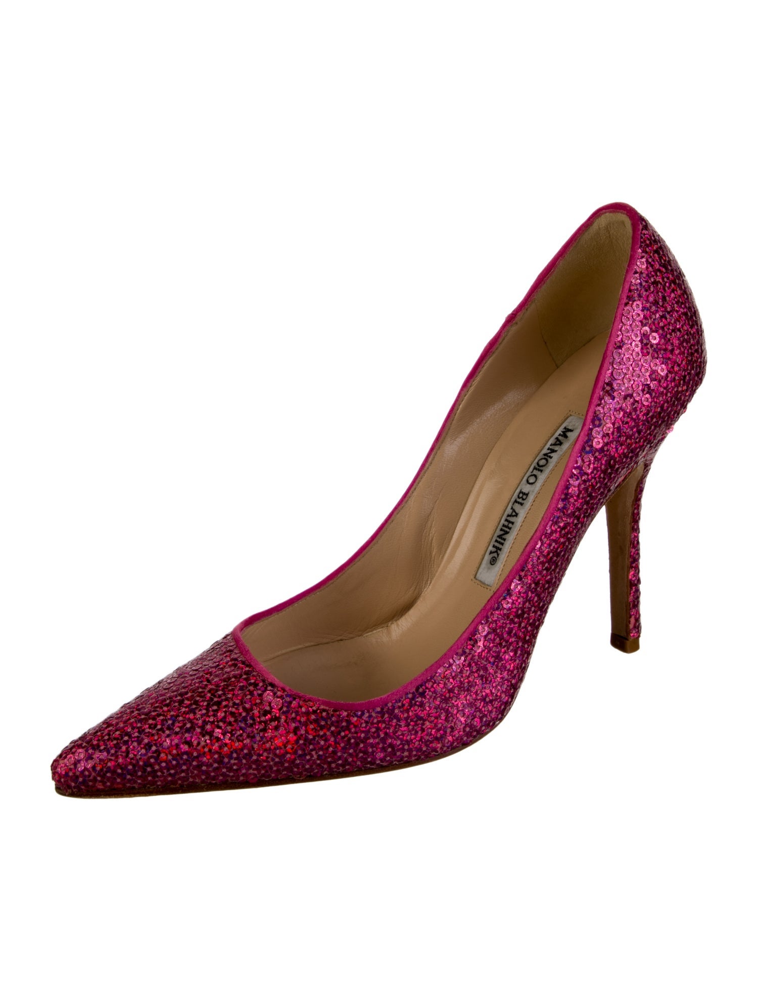 Manolo Blahnik Sequins Pumps